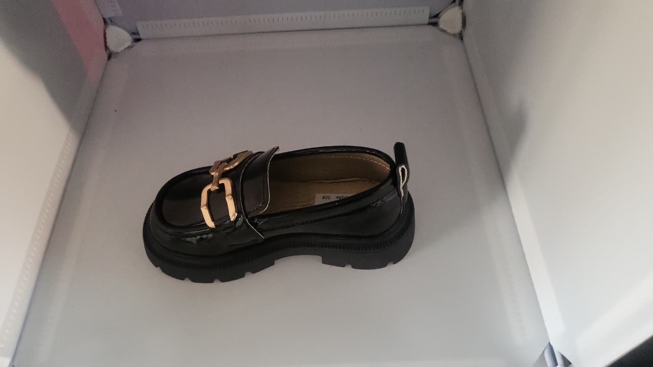 Kids’ Onyx Patent Chunky Bit Loafers